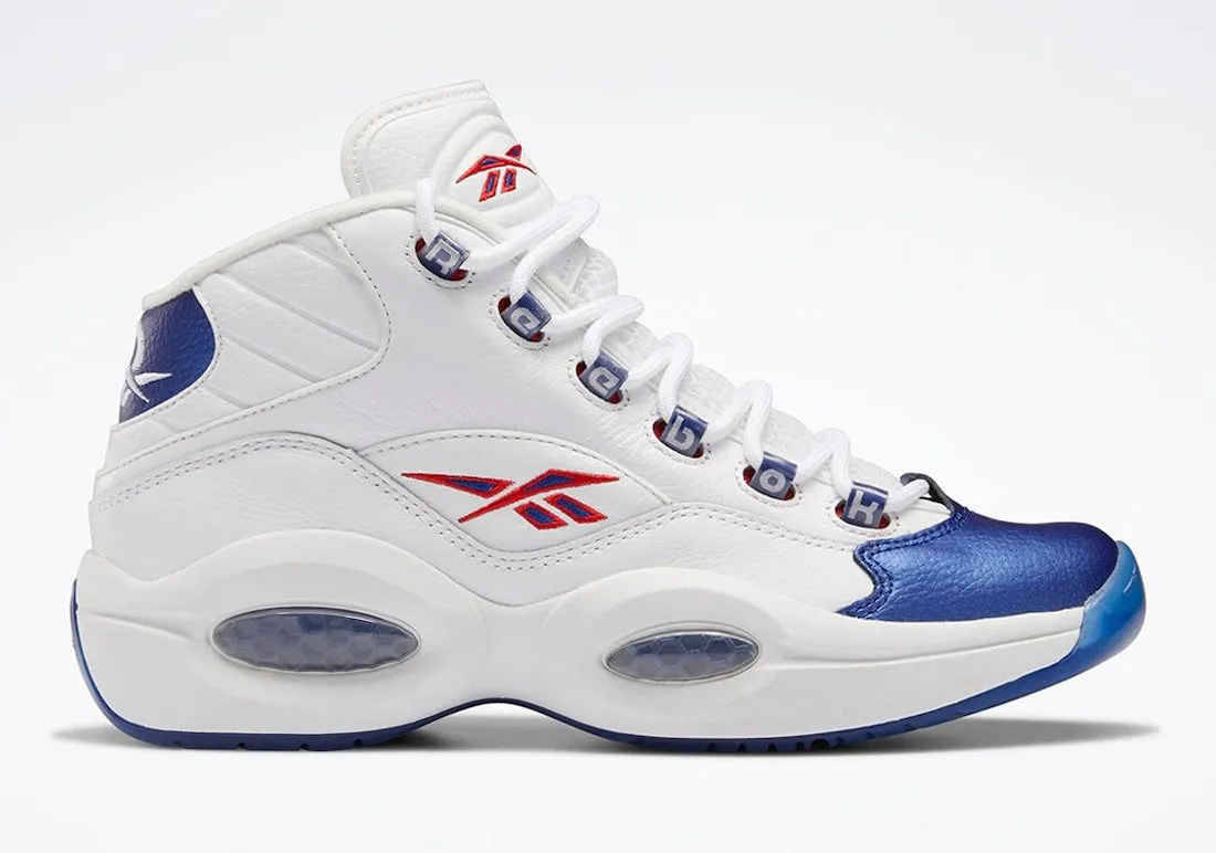 Reebok Question Mid White Classic Cobalt Clear GX0227