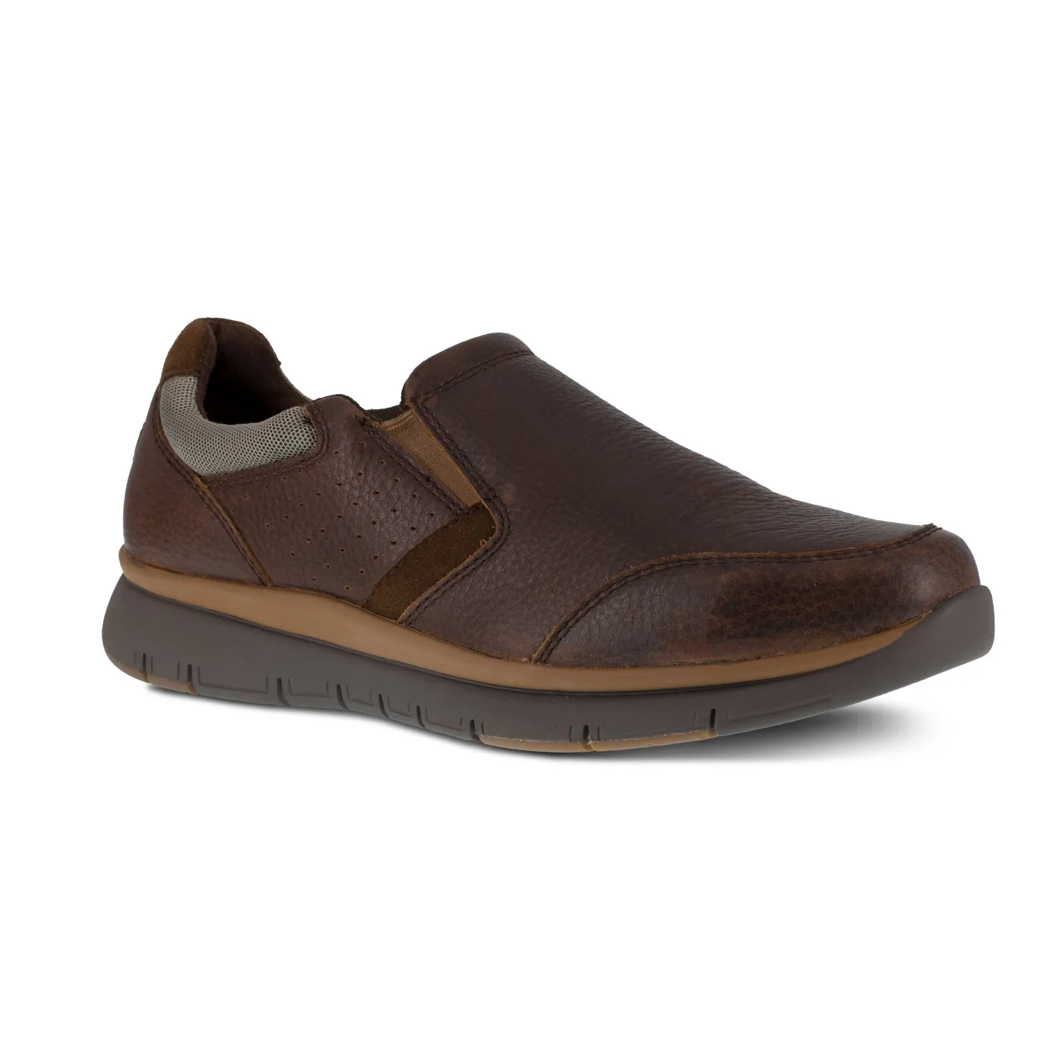 Rockport Mens Brown Leather Loafers Primetime Casuals ST 10.5 W
