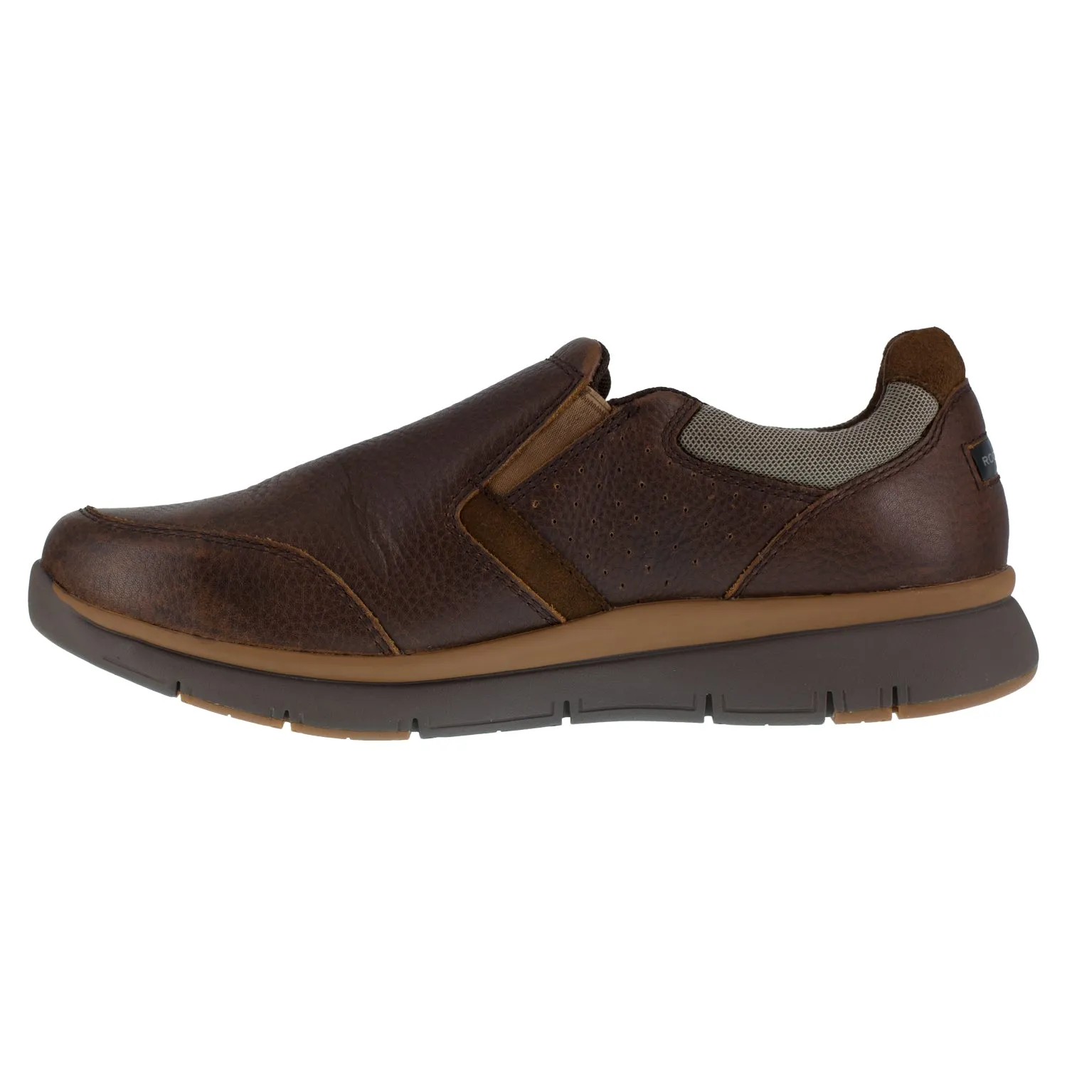 Rockport Mens Brown Leather Loafers Primetime Casuals ST 10.5 W