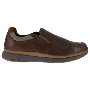 Rockport Mens Brown Leather Loafers Primetime Casuals ST 10.5 W