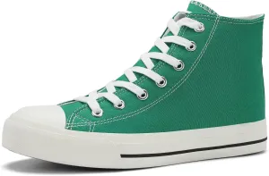 Rorbte Womens High Top Sneakers for Women Classic Lace Up Cotton Canvas Shoes Womens Casual Canvas Walking Shoes