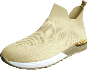 Running Shoes for Women Wide Width Women's Slip On Shoes Wide Toe Box Black Sneakers for Women Comfortable Size 11 All Black Tennis Shoes for Women Zapatos Sin Cordones para Mujer