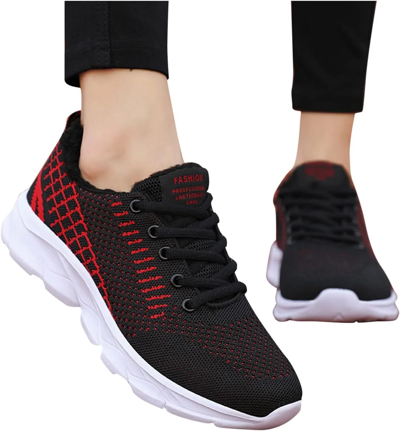 Running Shoes Girls Tennis Shoes Outdoor Keep Breathable Lace Up Runing Warm Sports Fashion Shoes Women Shoes Mesh Women's Tennis Workout Walking Sneakers