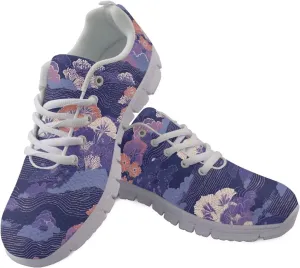 Running Women's Sneakers Cozy Lightweight Workout Non-Slip Walking Sneakers for Womens Lace-Up Breathable Mesh Tennis Shoes for Ladies US 5-12