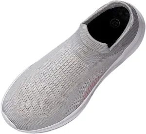 SBGMoSJ Gym Shoes for Women Workout Wide 10.5 Walking Shoes Women Wide Width Plantar Fasciitis Womens Slip On Sneakers Size 8.5 Tennis Shoes Womens Slip Resistant Work Shoes for Women Nurse