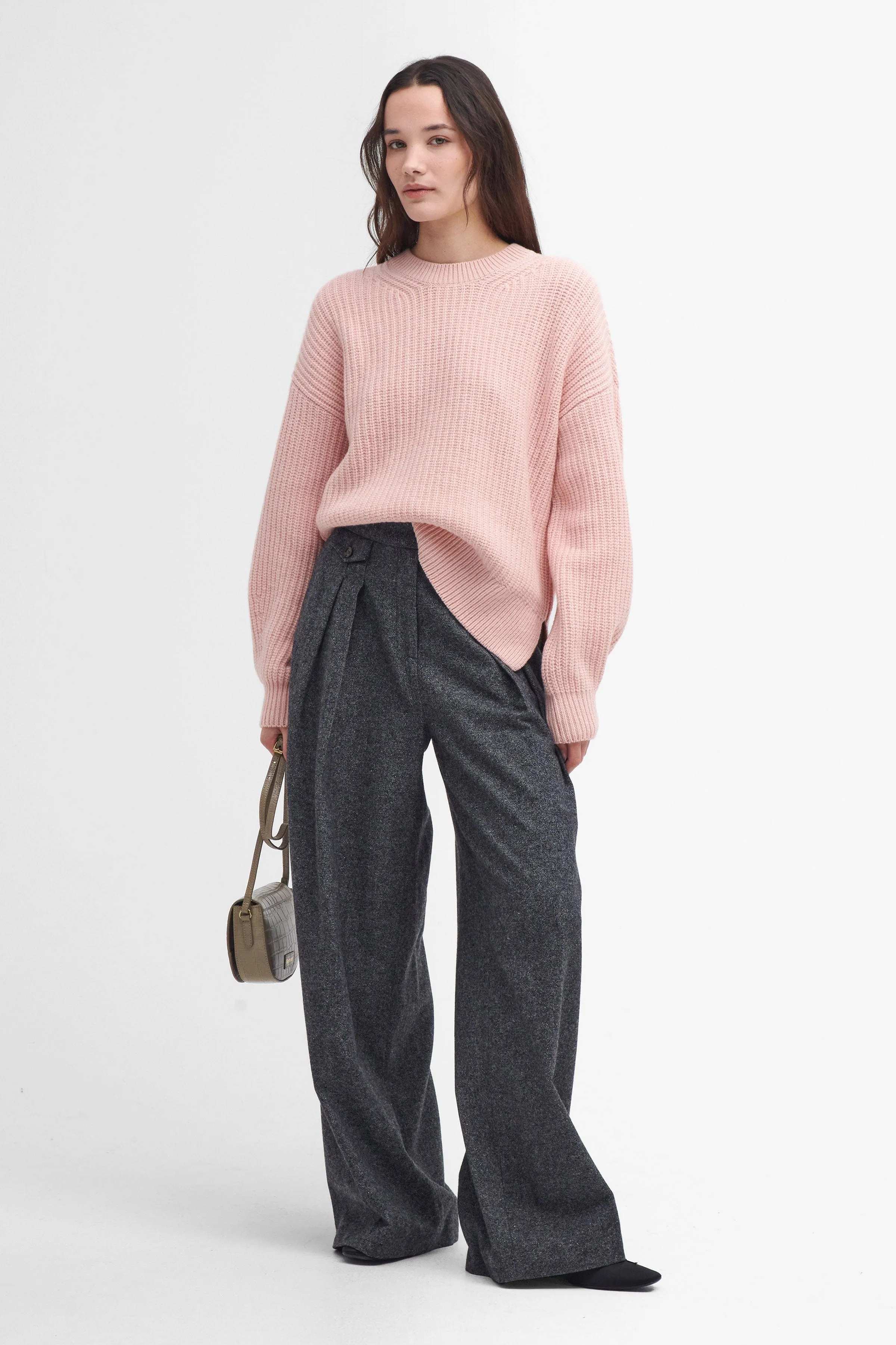 Scarlett Knitted Jumper - Mahogany Rose
