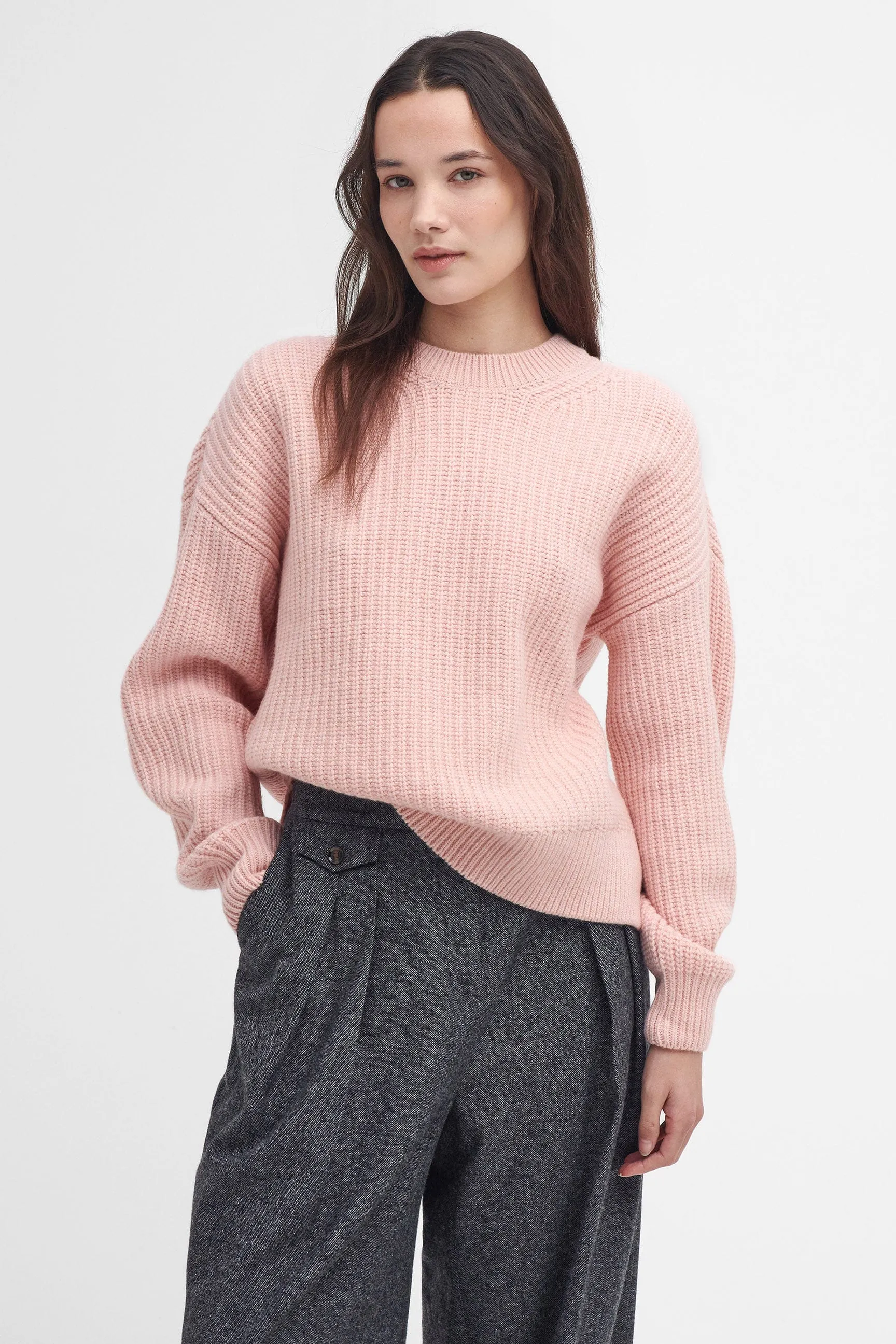 Scarlett Knitted Jumper - Mahogany Rose