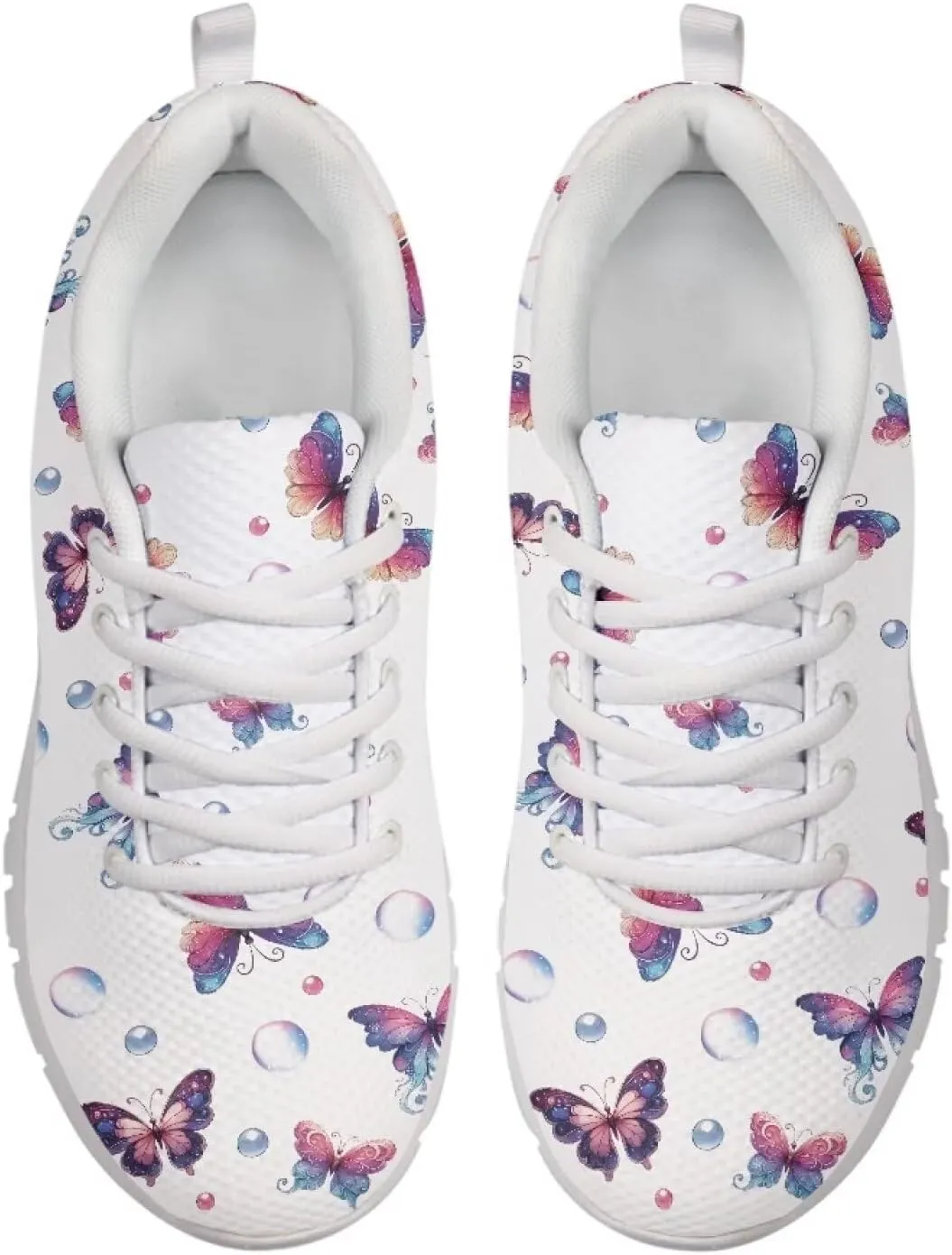 Shoes Women Casual Cozy Tennis Walking Athletic Sneakers Workout Lace-Up Breathable Lightweight Exercise Shoes for Ladies US 5-12