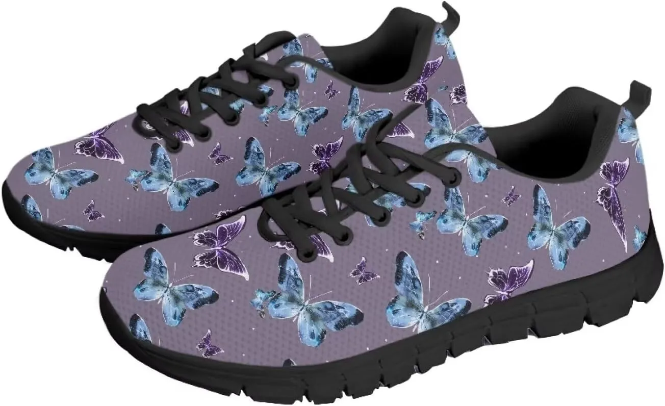 Shoes Women Flat Cozy Low Cut Lace-Up Tennis Sneakers Breathable Workout Lightweight Athletic Exercise Walking Shoes for Ladies US 5-12