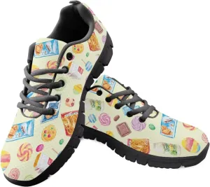 Shoes Women Flat Cozy Low Cut Lace-Up Tennis Sneakers Breathable Workout Lightweight Athletic Exercise Walking Shoes for Ladies US 5-12