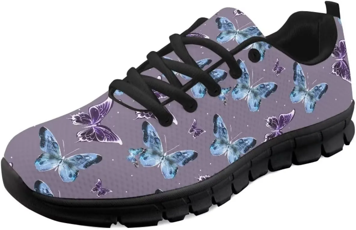 Shoes Women Flat Cozy Low Cut Lace-Up Tennis Sneakers Breathable Workout Lightweight Athletic Exercise Walking Shoes for Ladies US 5-12