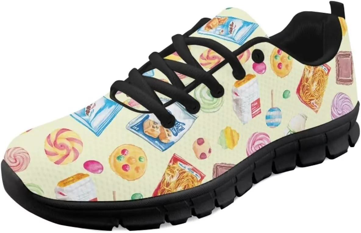 Shoes Women Flat Cozy Low Cut Lace-Up Tennis Sneakers Breathable Workout Lightweight Athletic Exercise Walking Shoes for Ladies US 5-12