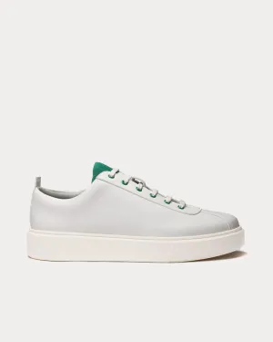 Sneaker 30 Leather White / Green Low Top Sneakers