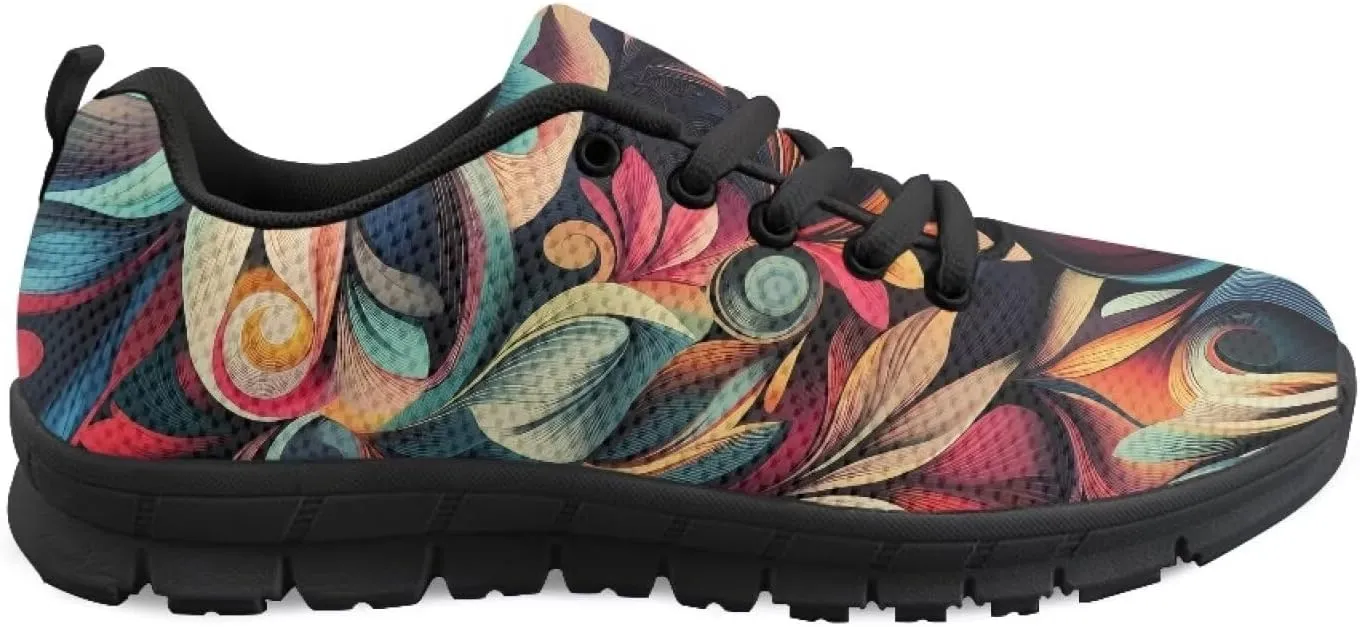 Sneakers Women Comfortable Breathable Non-Slip Tennis Hiking Workout Shoes for Women Holiday Running Sneakers US 5-12