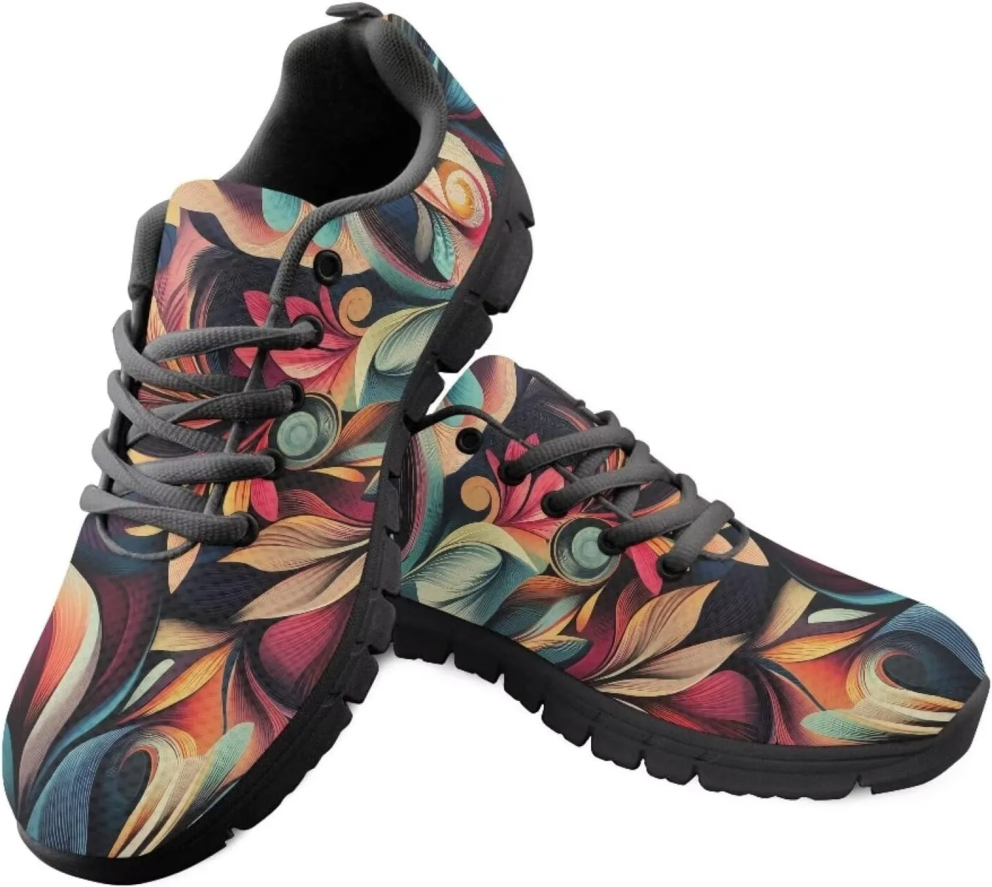 Sneakers Women Comfortable Breathable Non-Slip Tennis Hiking Workout Shoes for Women Holiday Running Sneakers US 5-12