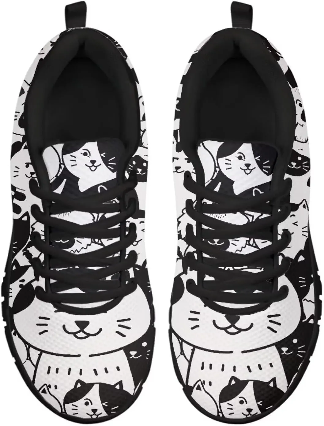 Sneakers Women Comfortable Non-Slip Tennis Hiking Shoes for Women Breathable Lace Up Workout Holiday Running Sneakers US 5-12