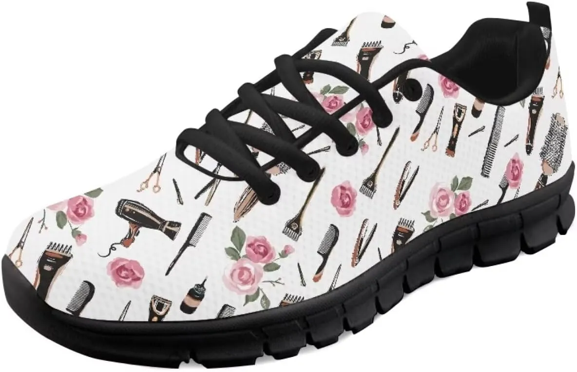Sneakers Women Comfortable Non-Slip Tennis Hiking Shoes for Women Breathable Lace Up Workout Holiday Running Sneakers US 5-12