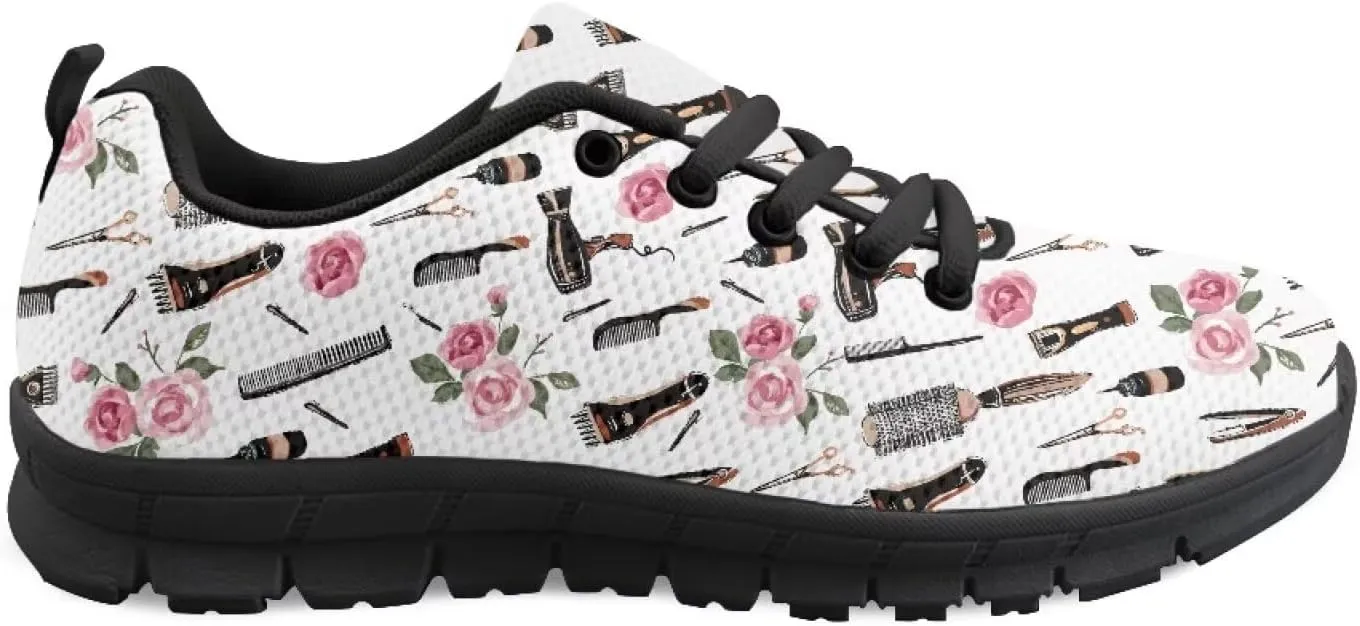 Sneakers Women Comfortable Non-Slip Tennis Hiking Shoes for Women Breathable Lace Up Workout Holiday Running Sneakers US 5-12