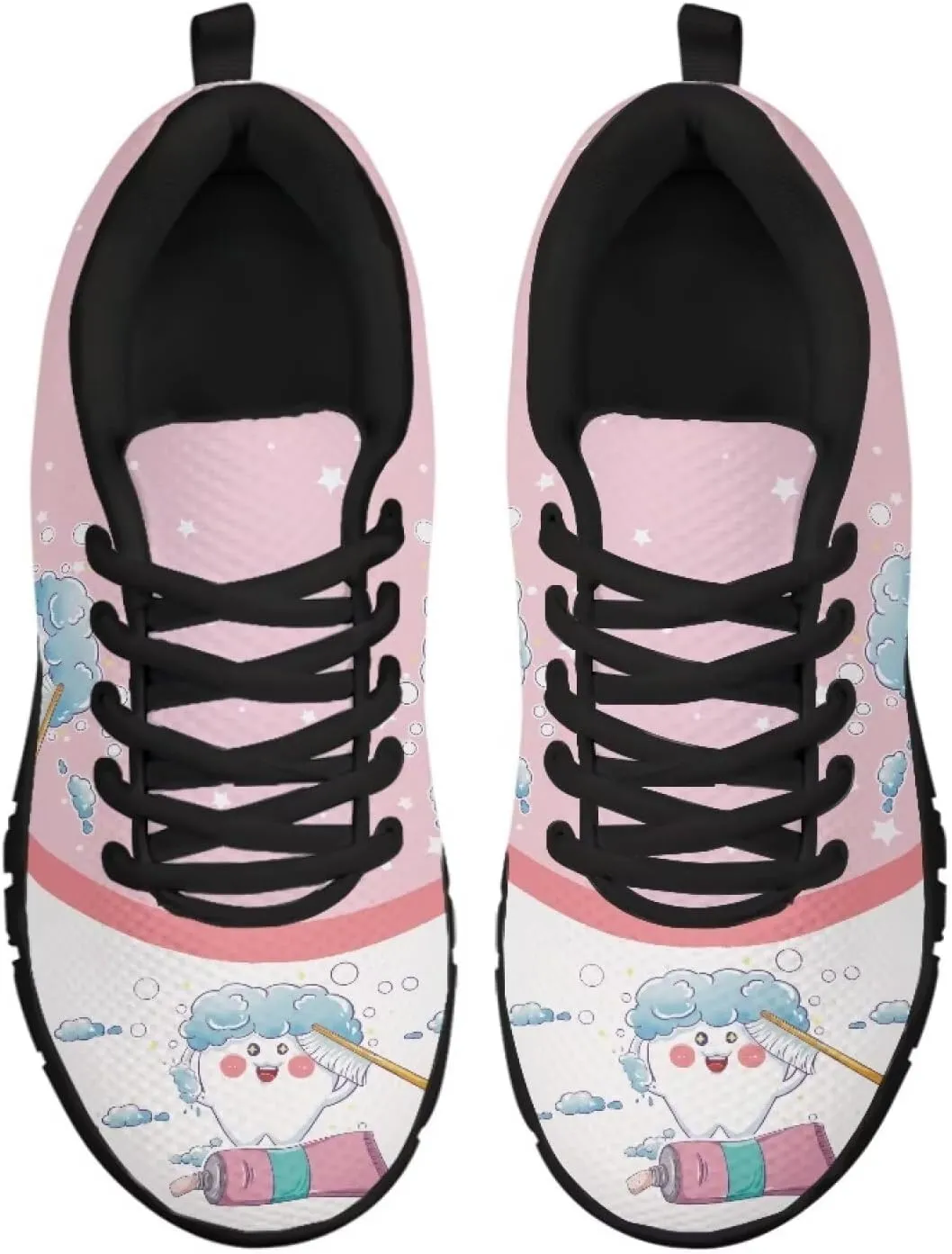 Sneakers Women Comfortable Non-Slip Tennis Hiking Shoes for Women Breathable Lace Up Workout Holiday Running Sneakers US 5-12