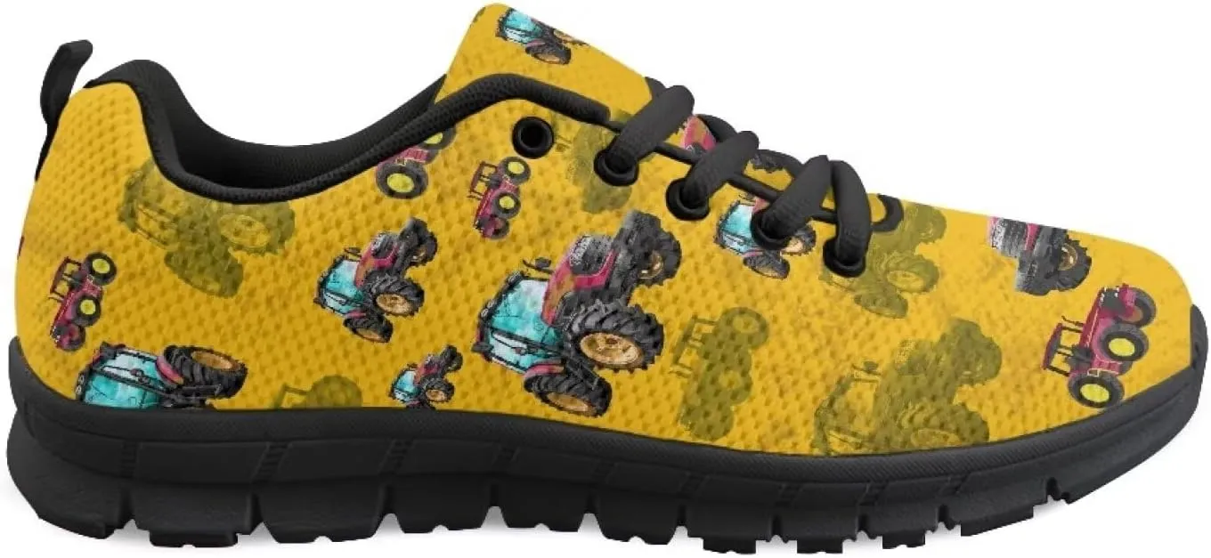 Sneakers Women Print Shoes Flat Comfortable Lace Up Low-Top Running Workout Shoes Women Anti-Slip Sport Outdoor Hiking Sneakers Ladies US 5-12