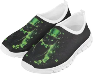 St. Patrick's Day Kids Slip On Sneakers Cute Slip On Shoes for Girls and Boys