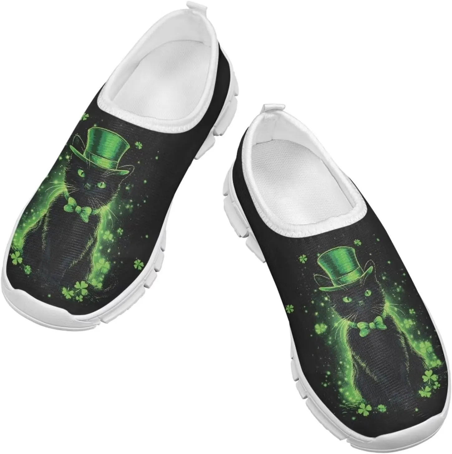 St. Patrick's Day Kids Slip On Sneakers Cute Slip On Shoes for Girls and Boys