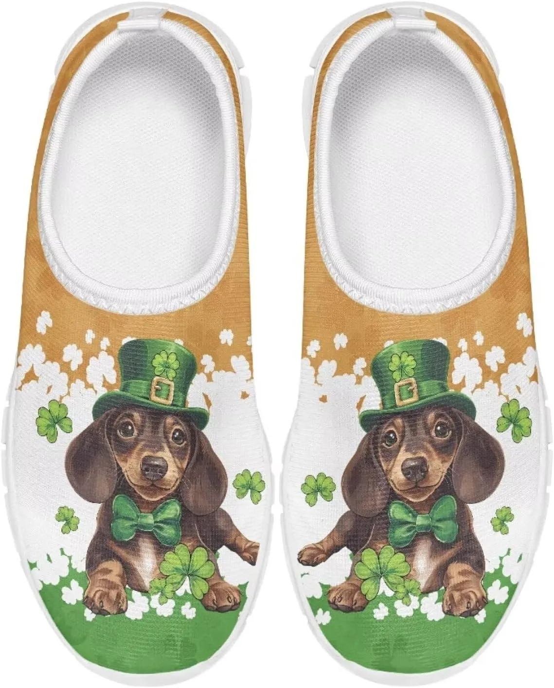 St. Patrick's Day Kids Slip On Sneakers Cute Slip On Shoes for Girls and Boys
