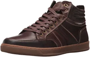 Steve Madden Men's Cartur Fashion Sneaker, Brown Leather, 13 US/US Size Conversion M US