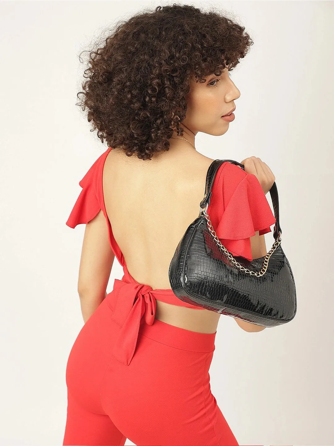 Sunny Confidence Tie-Back Halter Top