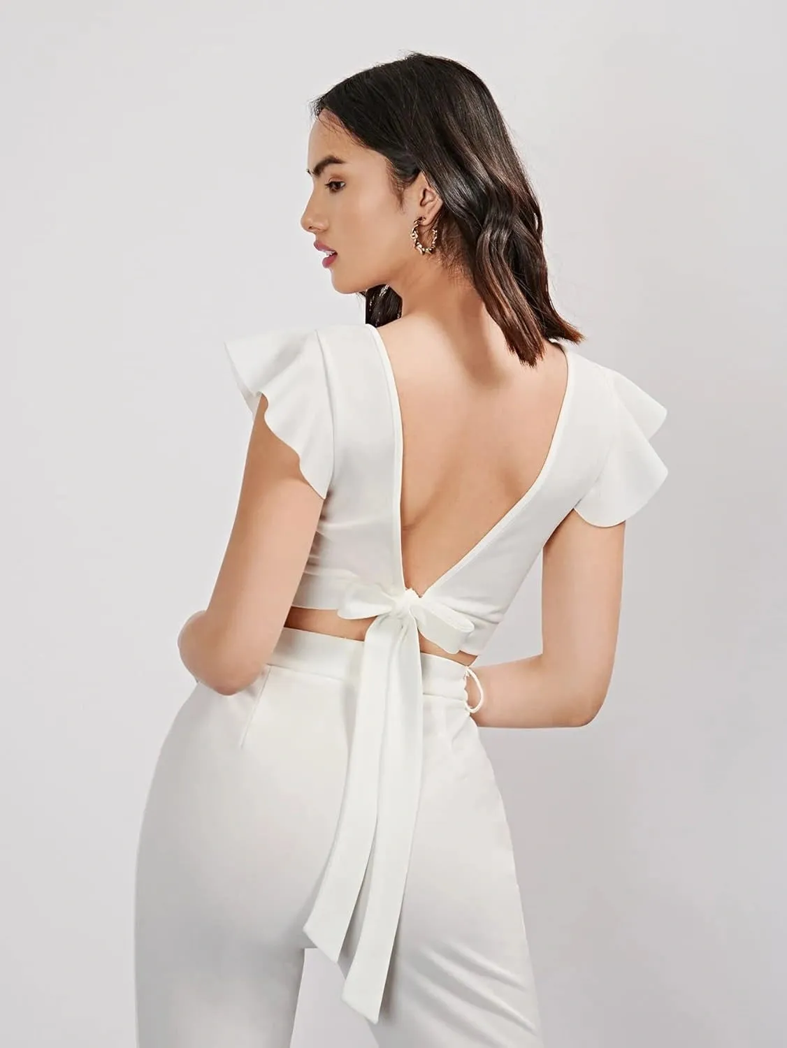 Sunny Confidence Tie-Back Halter Top