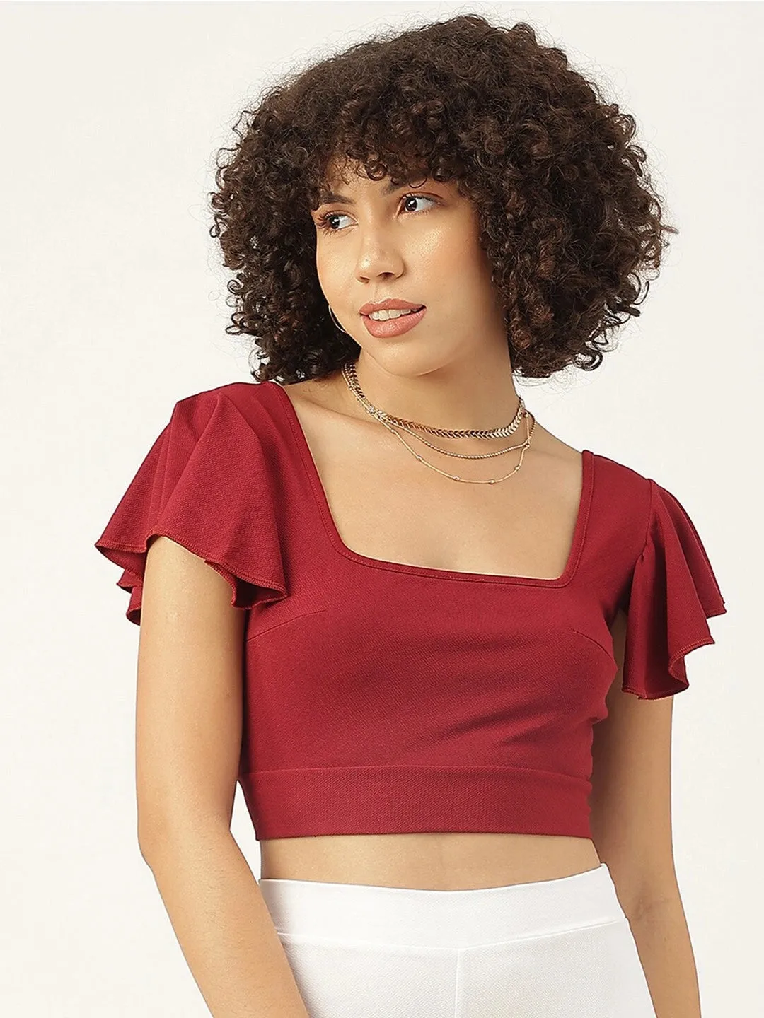 Sunny Confidence Tie-Back Halter Top