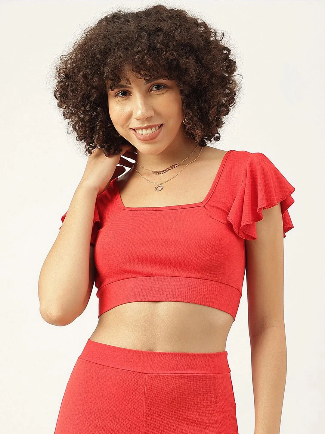 Sunny Confidence Tie-Back Halter Top