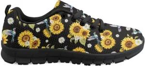 SYtrade Sneakers for Women Tennis Shoes Breathable Lightweight Walking Shoes Black Sole