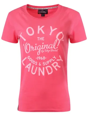 Tokyo Laundry Daisy Pink t-shirt