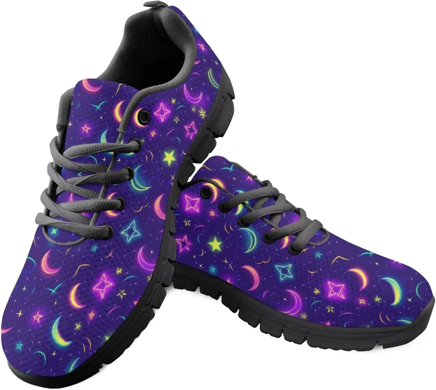 Trainer Sports Running Sneakers for Women Causal Travel Shoes Outdoor Walking Low Heel Lace up Shoe Breathable Flexible for Teen Girls Lady