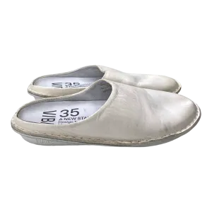 VIBAe Roma leather slippers, cream | 35