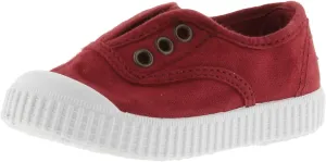 Victoria Unisex Kids??Inglesa Lona Tintada Punt. Low-Top Sneakers Shoes, Red (40 Rojo), 25