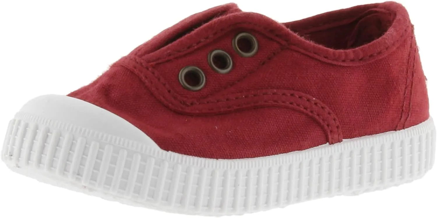 Victoria Unisex Kids??Inglesa Lona Tintada Punt. Low-Top Sneakers Shoes, Red (40 Rojo), 25