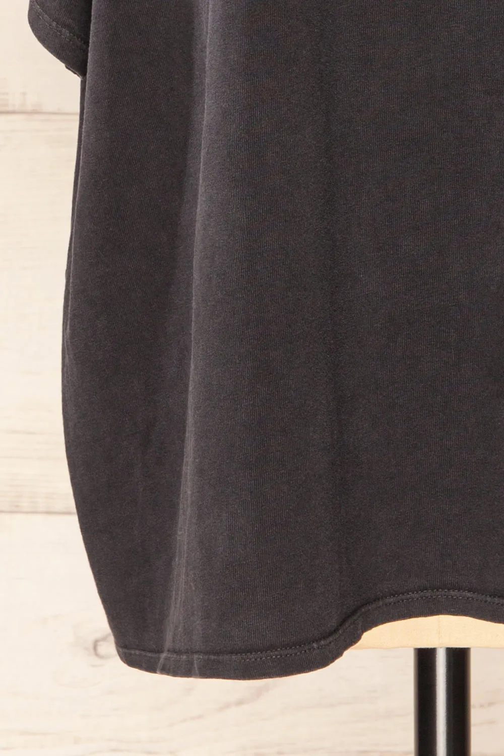 Viedma Black | Oversized Faded Look T-Shirt