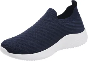 Walking Shoes Women Slip On Comfortable Lightweight Breathable Sock Shoe Casual Mesh Non Slip Tennis Workout Running Sneakers