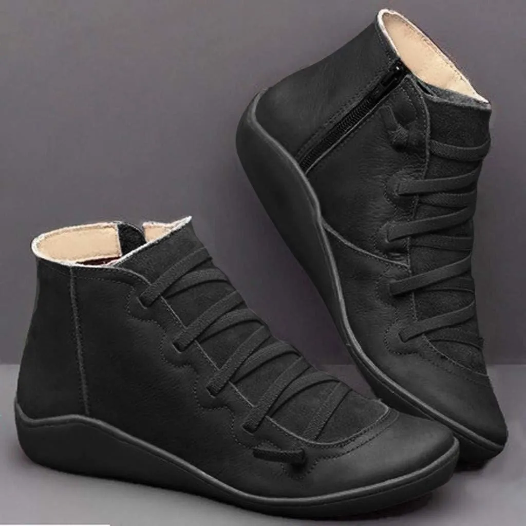 Winter Ankle Boots for Women Dressy Suede Ankle Boots for Women Flat Ankle Boots Dressy Pull On Stretch Sock Ankle Booties 2 Inch Heel Women Boots Ankle Leather Low Cut Ankle Boots