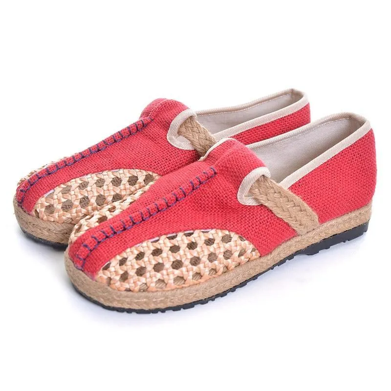 Woman Fat Girl Plus Size Flats Hollow  Flat Traditional Women's Black Flat Brand Shoes