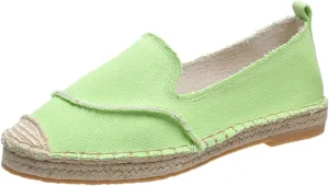 Women Casual Dress Shoes Size 11 Shoes Women's Flat Shallow Color Canvas Womens Casual Slip on Shoes Canvas