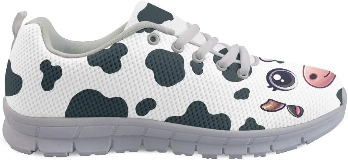 Women Non-Slip Running Shoes Casual Lightweight Workout Shoes Lace-Up Exercise Shoes Breathable Walking Shoes Athletic Sneakers US 5-12