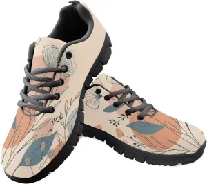 Women Non-Slip Running Shoes Casual Lightweight Workout Shoes Lace-Up Exercise Shoes Breathable Walking Shoes Athletic Sneakers US 5-12
