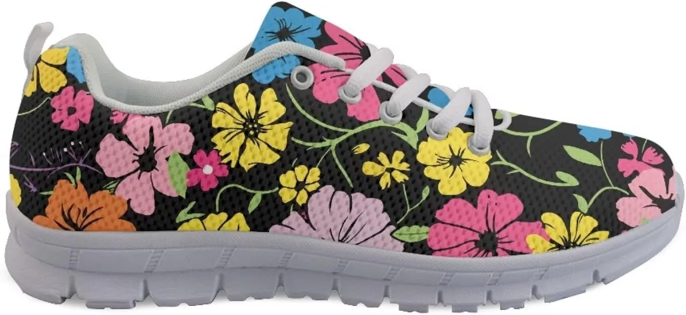 Women Non-Slip Running Shoes Casual Lightweight Workout Shoes Lace-Up Exercise Shoes Breathable Walking Shoes Athletic Sneakers US 5-12