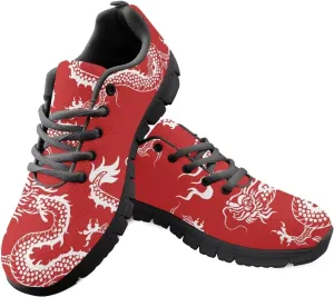 Women Non-Slip Running Shoes Casual Lightweight Workout Shoes Lace-Up Exercise Shoes Breathable Walking Shoes Athletic Sneakers US 5-12