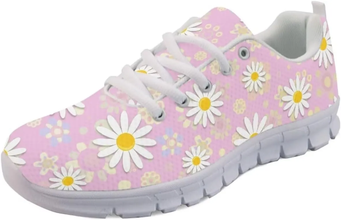 Women Non-Slip Tennis Shoes Lightweight Walking Shoes Workout Running Shoes Casual Lace-Up Exercise Shoes Athletic Sneakers US 5-12