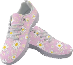 Women Non-Slip Tennis Shoes Lightweight Walking Shoes Workout Running Shoes Casual Lace-Up Exercise Shoes Athletic Sneakers US 5-12