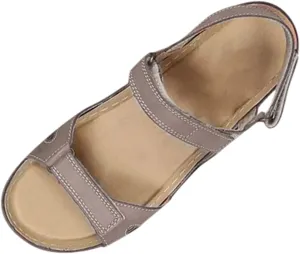 Women Orthotic Sandals Arch Support Comfortable Walking Orthopedic Flip Flops Adjustable Straps Summer Casual Slip On Plantar Fasciitis Relief